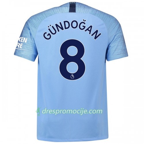 Manchester City Dres Gundogan 8 Domaći 2018/19 Kratkih Rukava Manchester City Dres Gundogan 8 Domaći 2018/19 Kratkih Rukava